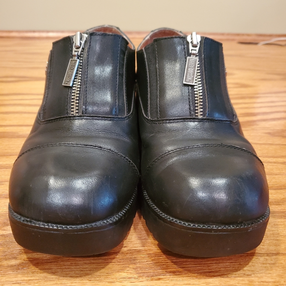 Harley Davidson 8.5 lug sole platform oxford shoes